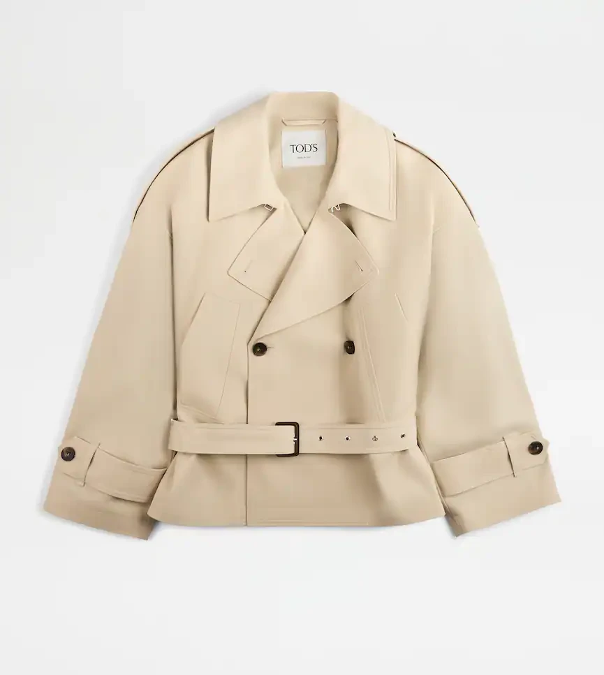 Wool Blend Trench Coat
