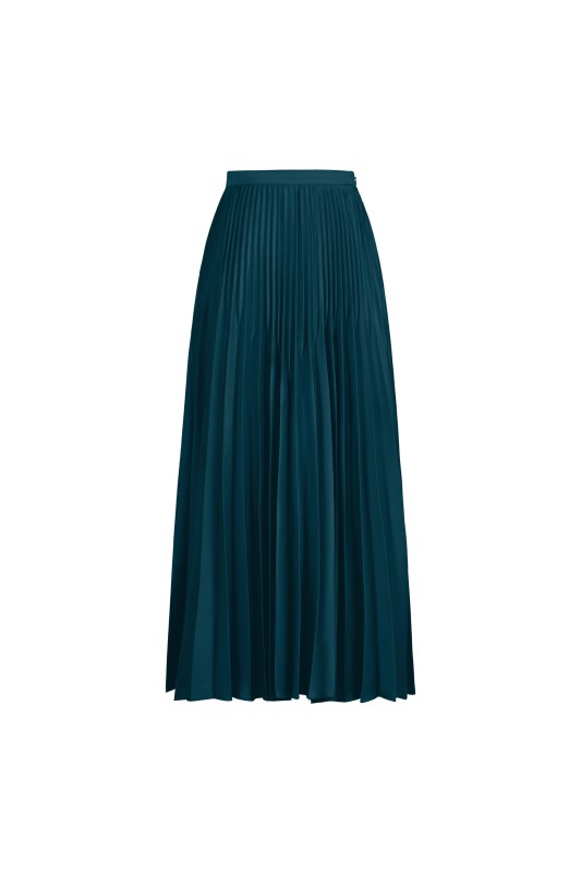 Pleated Midi Skirt